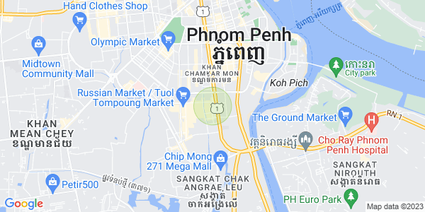 แผนที่ บึงตระเบก, จัมการมอน, พนมเปญ
