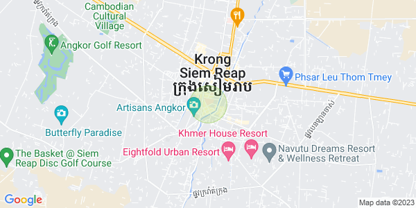 Svay Dangkum分区, 暹粒地图