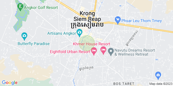 Map of Sala Kamraeuk, Siem Reap
