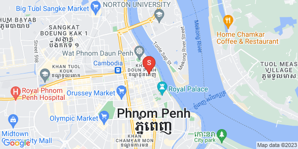 Map of Phsar Kandal I, Daun Penh, Phnom Penh
