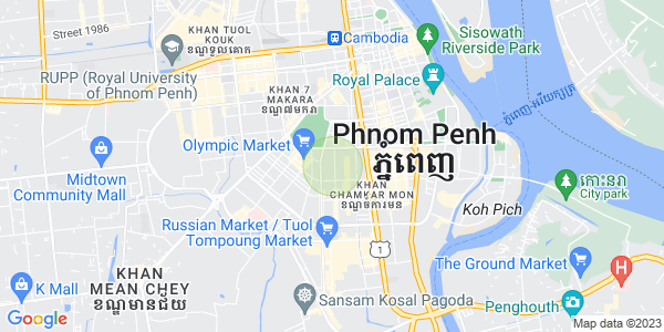 万景岗3分区（BKK3), 波哥堪, 金边地图