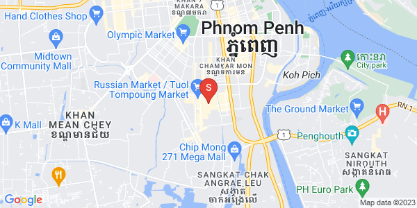 Mapa: Toul Tum Poung 1, Chamkarmon, Phnom Penh