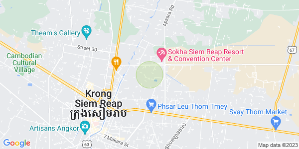Mapa: Sla Kram, Siem Reap
