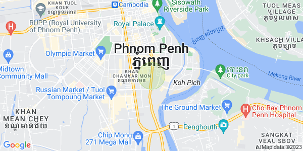 แผนที่ โตนเลบาสัก, จัมการมอน, พนมเปญ