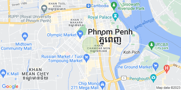 万景岗3分区（BKK3), 波哥堪, 金边地图