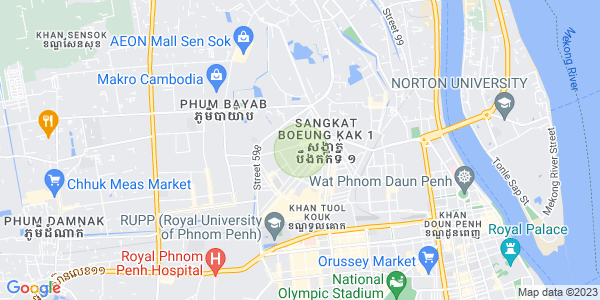 ផែនទី បឹងកក់២, ទួលគោក, ភ្នំពេញ
