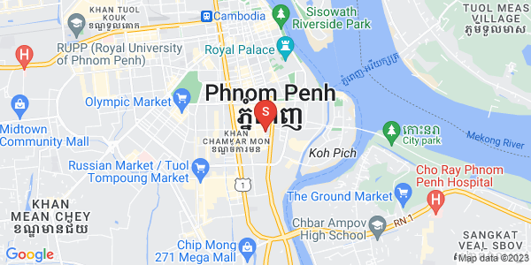 แผนที่ No.4, St.334, BKK 1, บึงเกงกอง, พนมเปญ