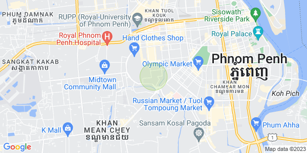 Mapa: Boeung Salang, Toul Kork, Phnom Penh