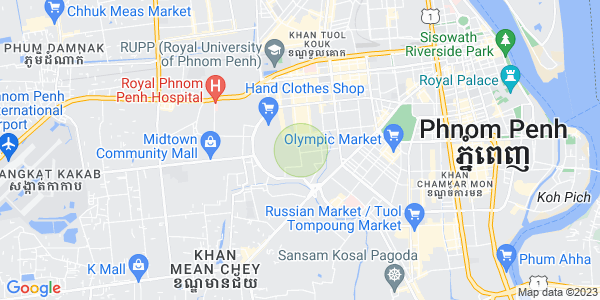 แผนที่ บึงสลัง, ตวลโคก, พนมเปญ