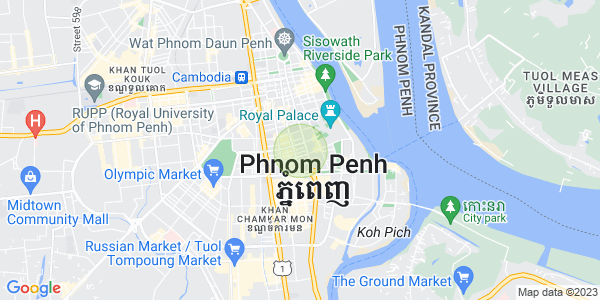 Mapa: Chey Chumneah, Daun Penh, Phnom Penh