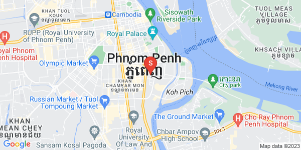 แผนที่ โตนเลบาสัก, จัมการมอน, พนมเปญ