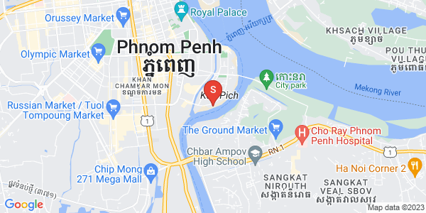 백색하구역, 짬까몬, 프놈펜 지도