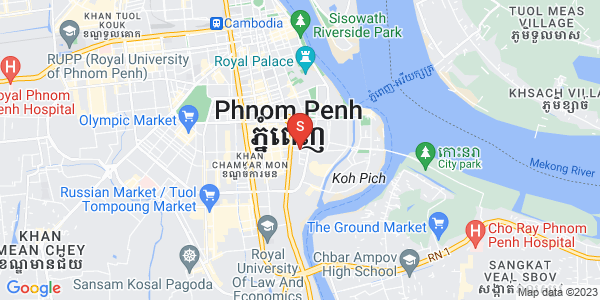 แผนที่ โตนเลบาสัก, จัมการมอน, พนมเปญ