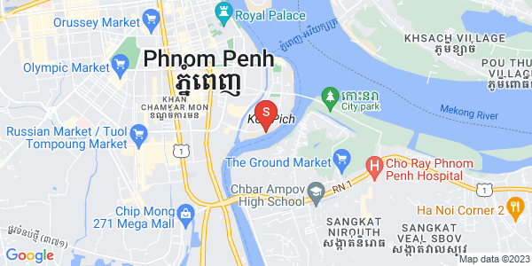 แผนที่ โตนเลบาสัก, จัมการมอน, พนมเปญ