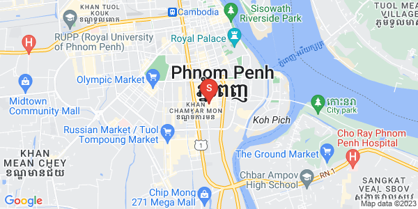 Map of bkk1 bkk1, BKK 1, Boeng Keng Kang, Phnom Penh