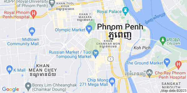 แผนที่ บีเคเค 3, บึงเกงกอง, พนมเปญ