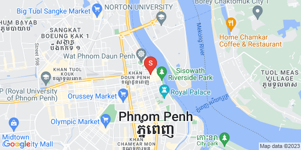 Mapa: Phsar Chas, Daun Penh, Phnom Penh
