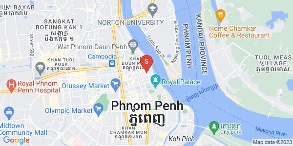四臂湾分区, 隆边区, 金边地图