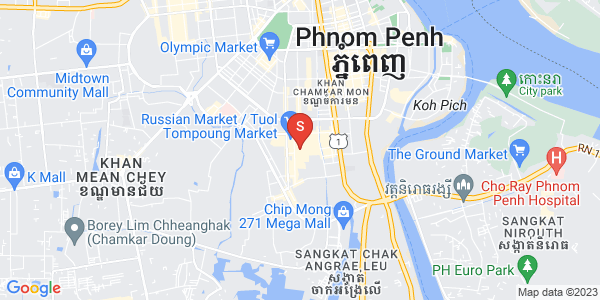 Mapa: Toul Tum Poung 1, Chamkarmon, Phnom Penh