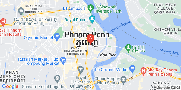BKK 2, ボンケンコン, プノンペンの地図