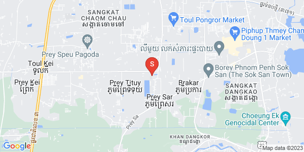 Map of Prey Veaeng, Dangkao, Phnom Penh