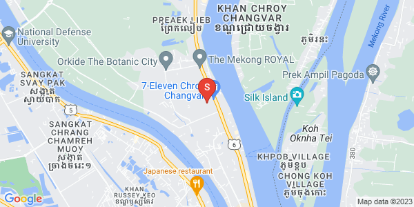 Map of Preaek Lieb, Chroy Changvar, Phnom Penh