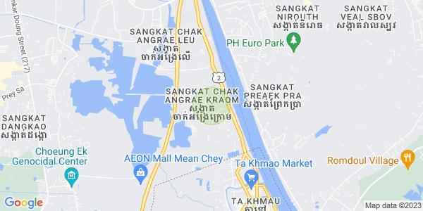 แผนที่ จักอังแรกรอม, เมียนเจ็ย, พนมเปญ