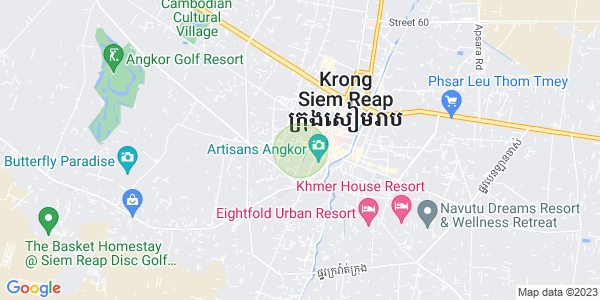 Mapa: Svay Dankum, Siem Reap