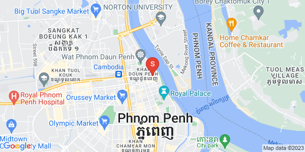 Map of Chey Chumneah, Daun Penh, Phnom Penh