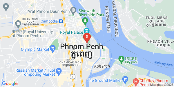 四臂湾分区, 隆边区, 金边地图