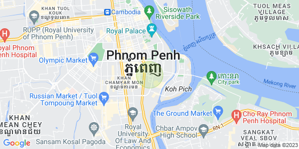 แผนที่ โตนเลบาสัก, จัมการมอน, พนมเปญ