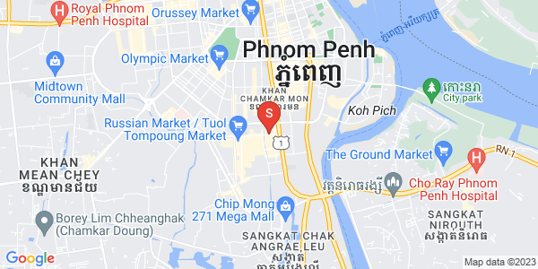 Mapa: Boeung Trabek, Chamkarmon, Phnom Penh