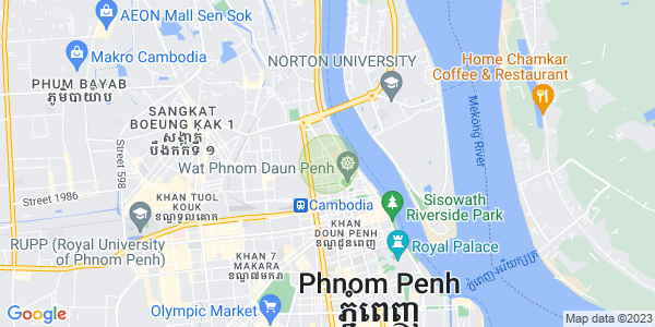 Mapa: Chey Chumneah, Daun Penh, Phnom Penh