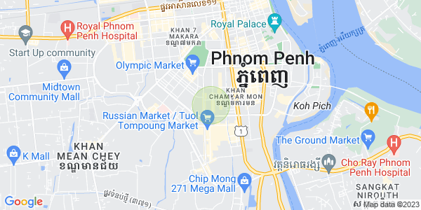 แผนที่ BKK 1, บึงเกงกอง, พนมเปญ