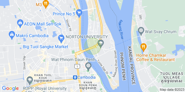 Map of Chroy Changvar, Phnom Penh