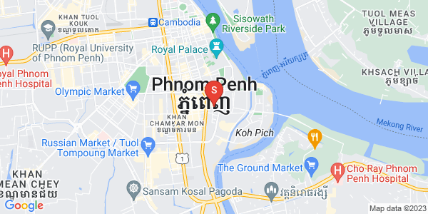 แผนที่ โตนเลบาสัก, จัมการมอน, พนมเปญ