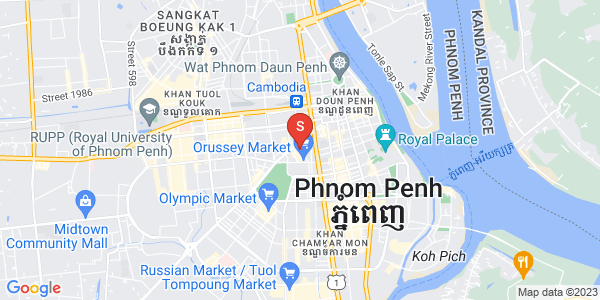 Mapa: Ou Ruessei 1, 7 Makara, Phnom Penh
