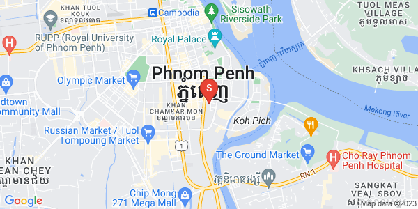 แผนที่ โตนเลบาสัก, จัมการมอน, พนมเปญ