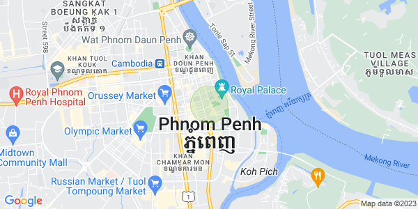 Mapa: Chey Chumneah, Daun Penh, Phnom Penh