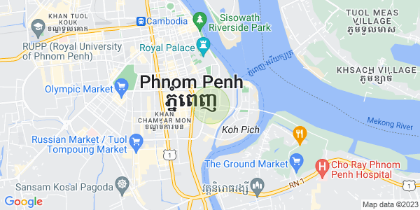 ផែនទី ទន្លេបាសាក់, ចំការមន, ភ្នំពេញ