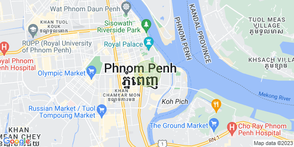 ផែនទី ទន្លេបាសាក់, ចំការមន, ភ្នំពេញ