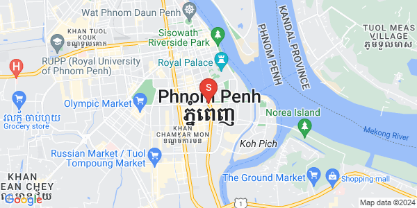 แผนที่ Properties Dabest, BKK 1, บึงเกงกอง, พนมเปญ