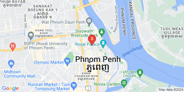 プサーカンダル1, ドーンペン, プノンペンの地図