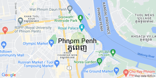 Mapa: Boeung Trabek, Chamkarmon, Phnom Penh