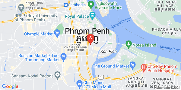 Mapa: BKK 2, Boeng Keng Kang, Phnom Penh