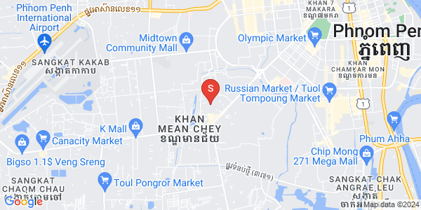 แผนที่ สตึงเมียนเจย, เมียนเจ็ย, พนมเปญ