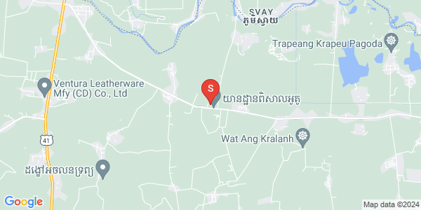 Mapa: Preah Nipean, Kong Pisei, Kampong Speu
