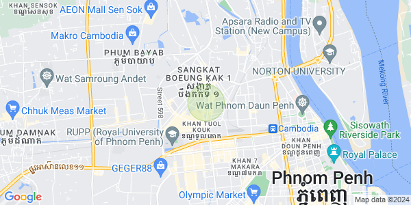 万谷湖1分区, 堆谷区, 金边地图