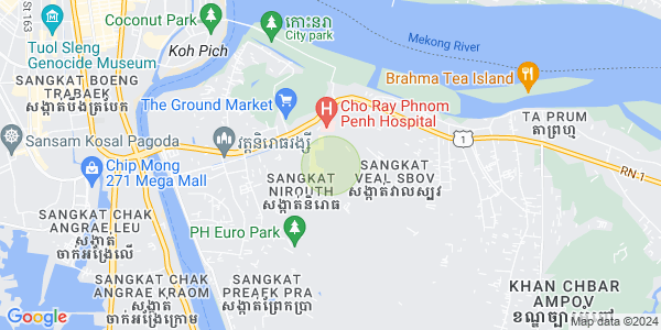 Carte de Nirouth, Chbar Ampov, Phnom Penh