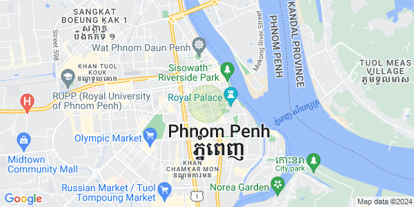 แผนที่ ผสาร์กันดาล 2, ดวนป็ญ, พนมเปญ